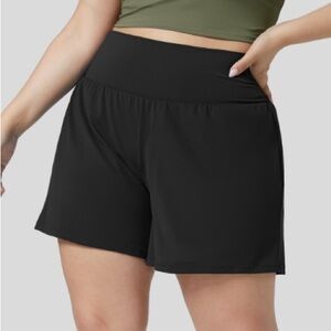 Halara High Waist 2 in 1 yoga shorts Plus Size